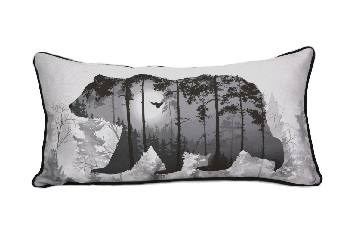 Timber Bear Throw Pillow - Ozark Cabin Décor, LLC