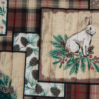 Woodland Christmas Quilted Bedding Set - Queen - Ozark Cabin Décor, LLC