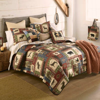 Forest Grove Reversible Quilted Bedding Set - Twin - Ozark Cabin Décor, LLC