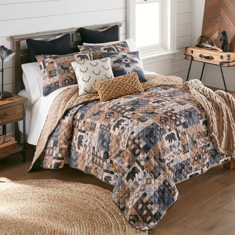Kila Lightweight Quilted Bedding Set - Full/Queen - Ozark Cabin Décor, LLC