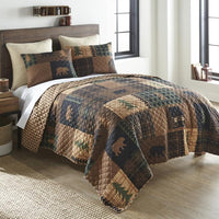 Brown Bear Cabin Bedding Collection Set - King - Ozark Cabin Décor, LLC