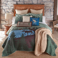 Moose Retreat 3-Piece Quilt Set - Queen - Ozark Cabin Décor, LLC