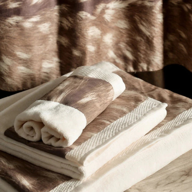 Axis Deer Fur 3-PC Bath Towel Set - Ozark Cabin Décor, LLC