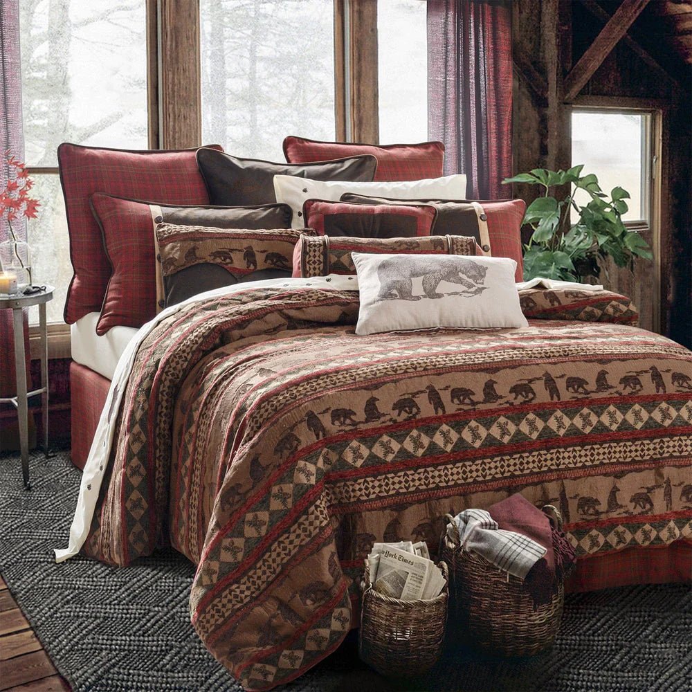 Cascade Lodge 5-Pc Comforter Set - Super Queen - Ozark Cabin Décor, LLC