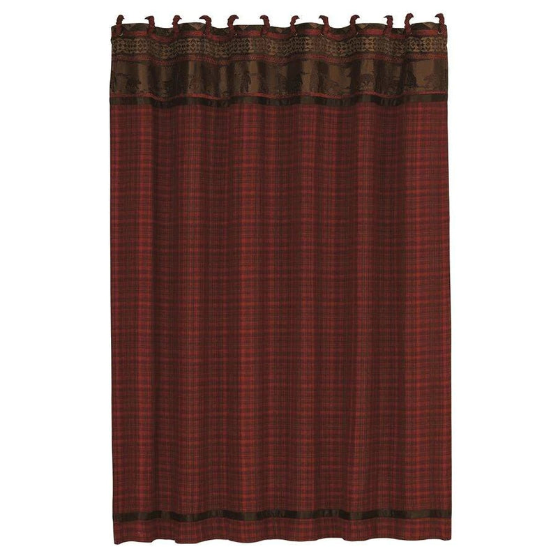 Cascade Lodge Plaid Shower Curtain - Ozark Cabin Décor, LLC
