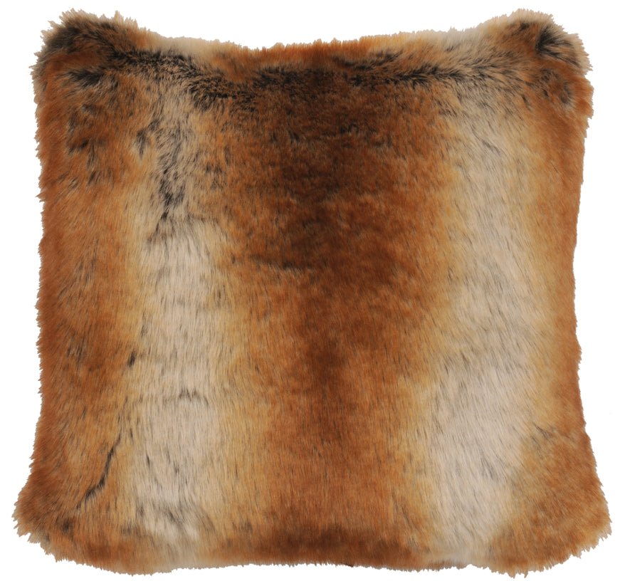 Chinchilla Faux Fur Square Pillow