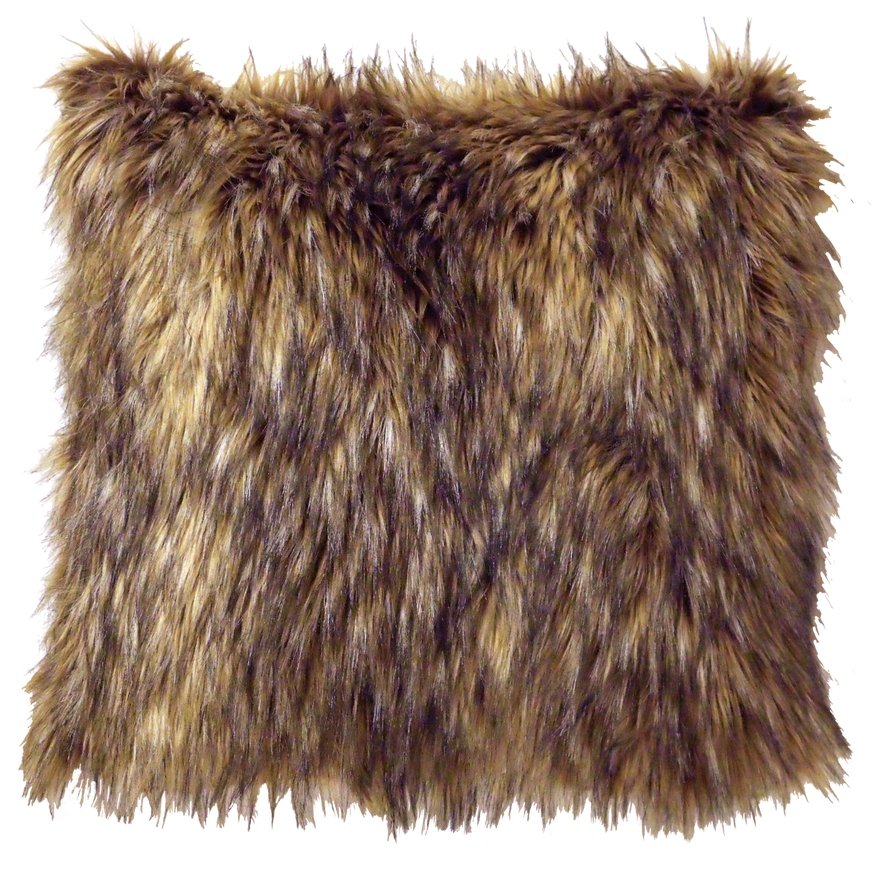 Coyote Fur Euro Cover - Ozark Cabin Décor, LLC
