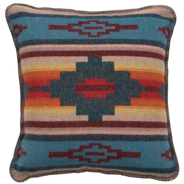 WD24070 20" x 20" Wooded River Soft, Warm, Italian Wool Blends Crystal Creek Luxury Lodge Pillow