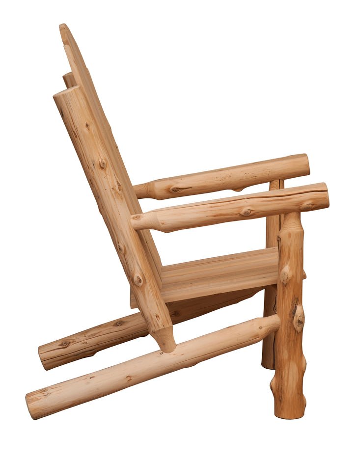 Fireside Lodge Handcrafted Cedar Log Two-Person Adirondack Chair - Ozark Cabin Décor, LLC
