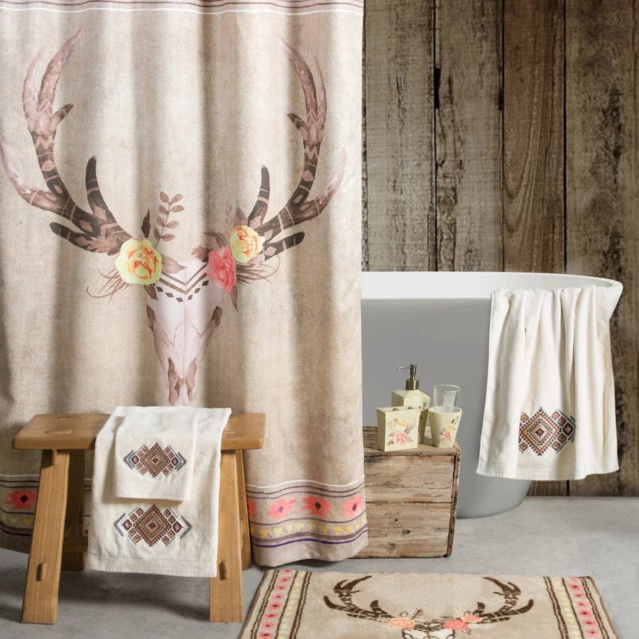 Desert Skull Shower Curtain - Ozark Cabin Décor, LLC