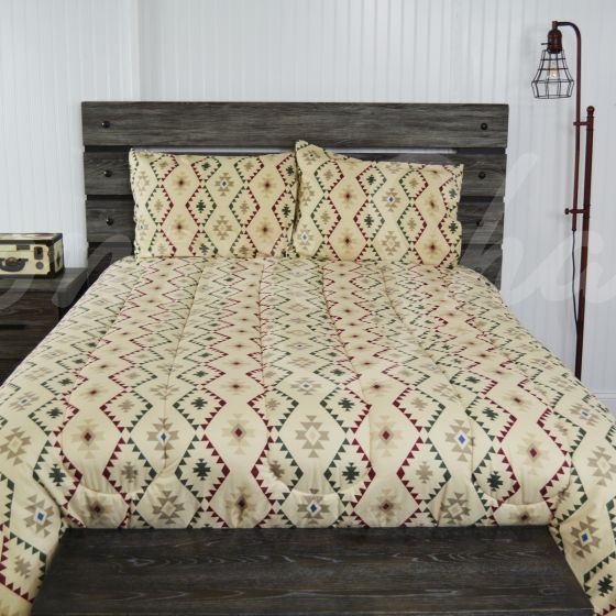 Pine Boughs 3-Piece Comforter Cabin Bedding Set - King - Ozark Cabin Décor, LLC