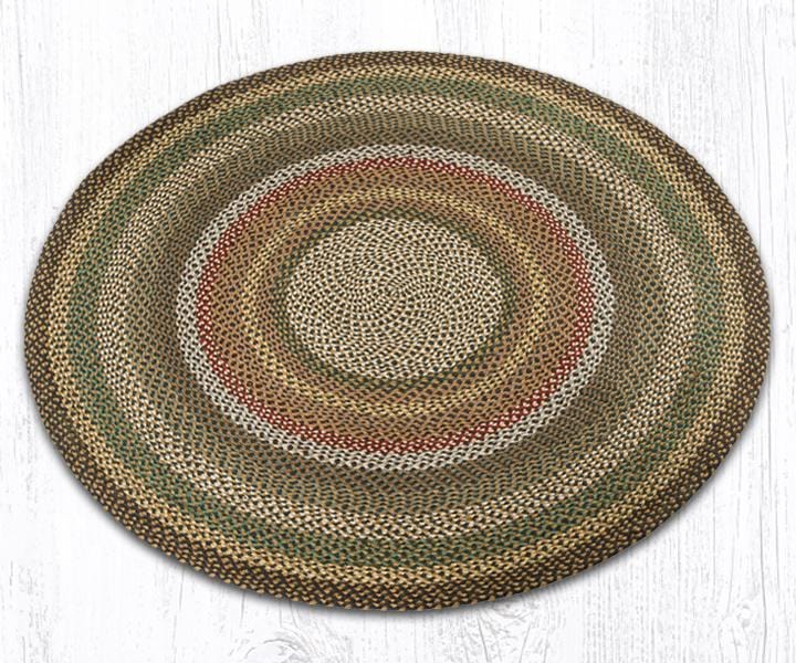 Fir & Ivory Round Braided Natural Jute Area Rug - Ozark Cabin Décor, LLC