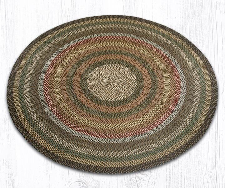 Fir & Ivory Round Braided Natural Jute Area Rug - Ozark Cabin Décor, LLC