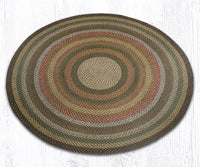 Fir & Ivory Round Braided Natural Jute Area Rug - Ozark Cabin Décor, LLC