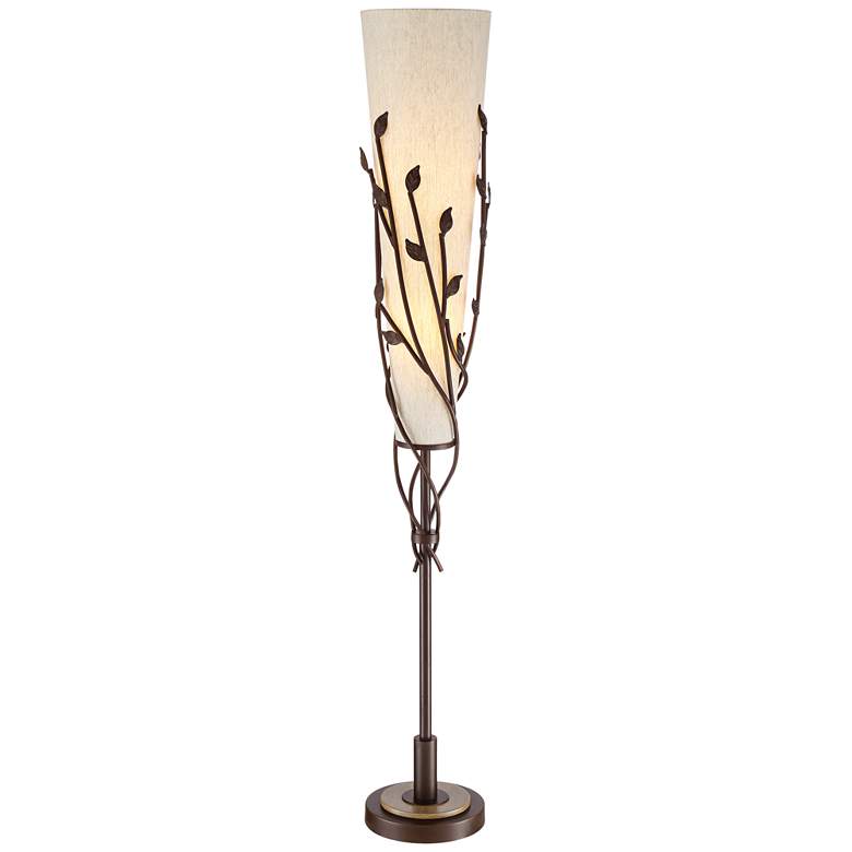 Folia Bronze Organic Vine Upright Floor Lamp - Ozark Cabin Décor, LLC