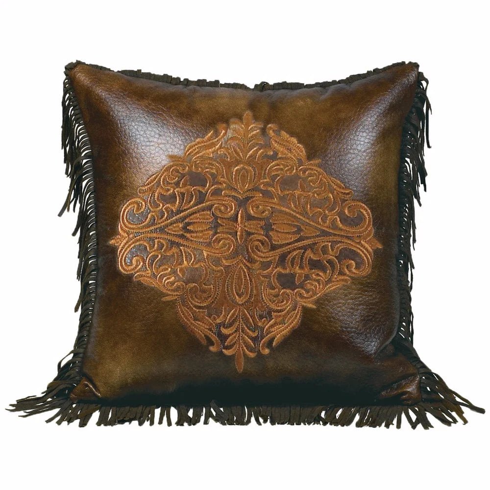 Austin Golden Medallion Throw Pillow - Ozark Cabin Décor, LLC