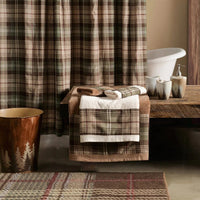 Huntsman Plaid 6-PC Bath Towel Set - Mocha - Ozark Cabin Décor, LLC