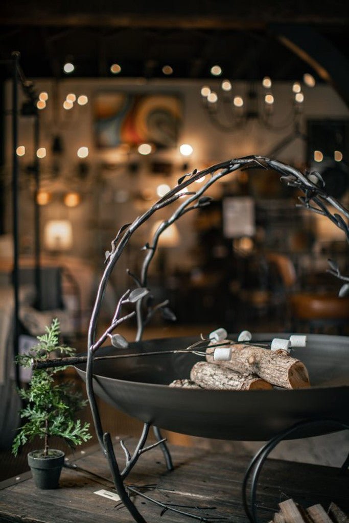 Leaf Fire Pit - Ozark Cabin Décor, LLC