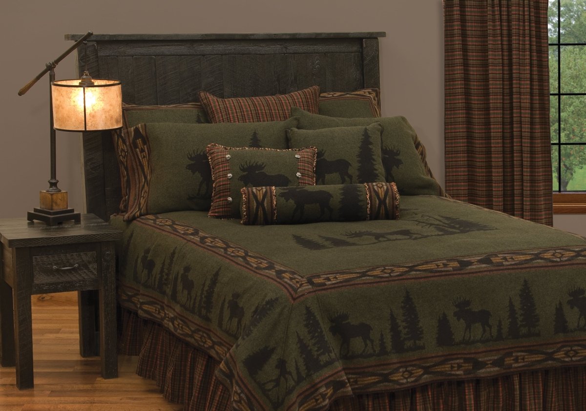 Moose Luxury Bedspread Set - 5 Sizes - Ozark Cabin Décor, LLC