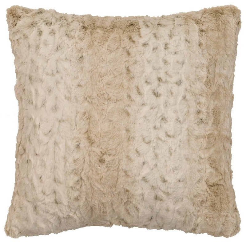 WD90141 Wooded River Pearl Leopard Cuddle Fur Pillow - Ozark Cabin Décor, LLC