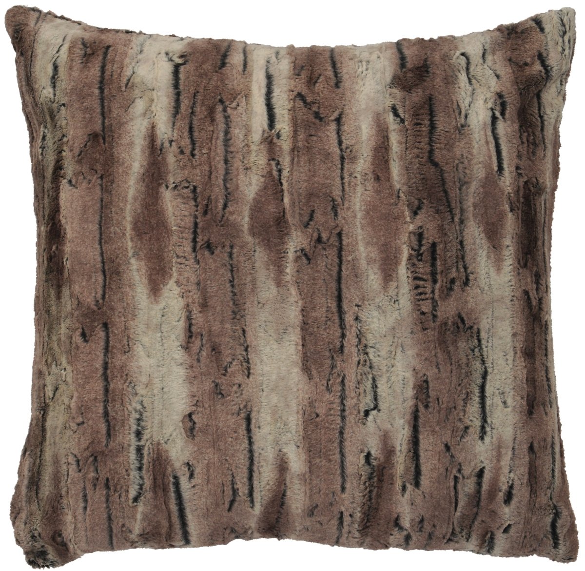 Wooded River 26"x26" Pewter Fox Cuddle Fur Euro Cover - Ozark Cabin Décor, LLC