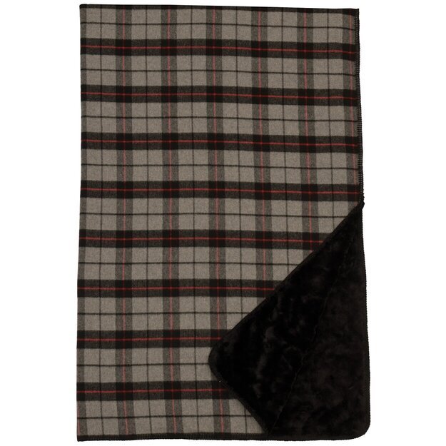 WD90502 Wooded River Ponderosa Plaid Reversible Throw - Ozark Cabin Décor, LLC