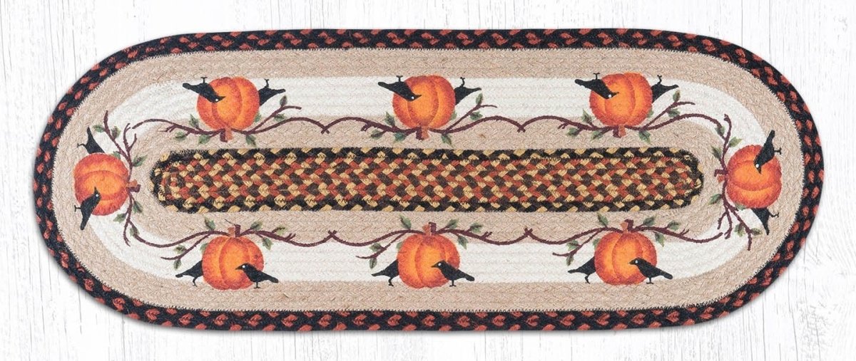 Pumpkin & Crow Jute Runner - Ozark Cabin Décor, LLC