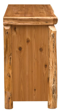 Cedar Log 7 Drawer Dresser - Ozark Cabin Décor, LLC