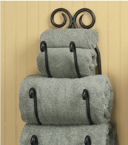Scroll Bath Towel Holder - Ozark Cabin Décor, LLC
