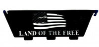 383792 HomeRoots 30-in W Rustic Patriotic Black Steel Wood-Burning Firepit - Ozark Cabin Décor, LLC