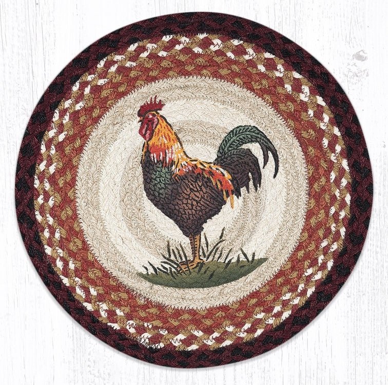 Rustic Rooster Placemat - Ozark Cabin Décor, LLC