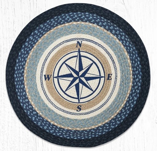 Compass Rose Round Rug - Ozark Cabin Décor, LLC