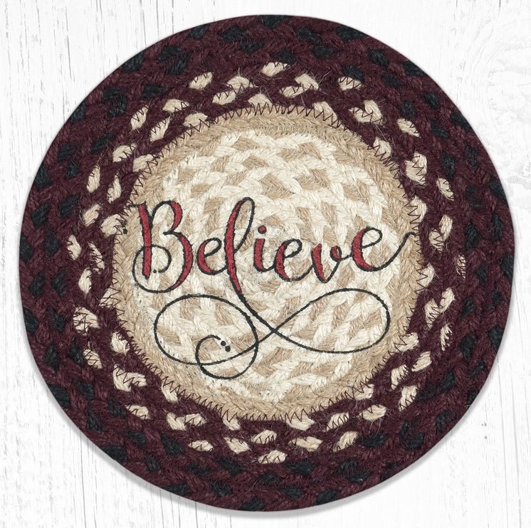 MSPR-395 Believe Trivet - Ozark Cabin Décor, LLC