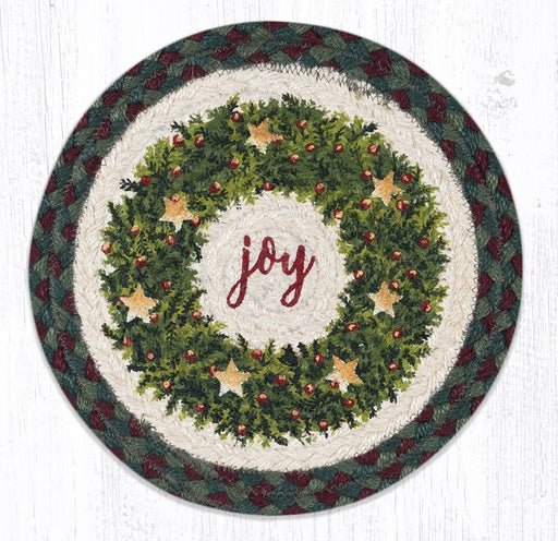 MSPR-508 Christmas Joy Wreath Trivet - Ozark Cabin Décor, LLC
