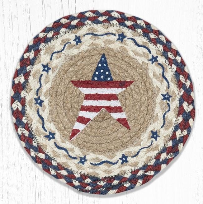 MSPR-618 Rustic Primitive American Star Trivet - Ozark Cabin Décor, LLC