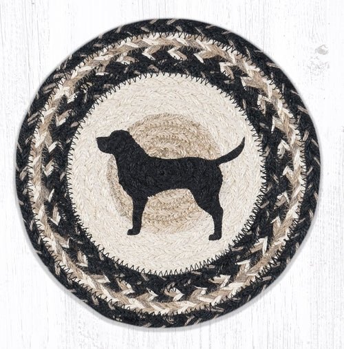 MSPR-9-093 Black Lab Silhouette Trivet - Ozark Cabin Décor, LLC