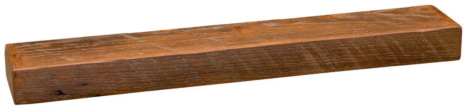 Fireside Lodge Handcrafted Rustic Barnwood Floating Shelf - 36"