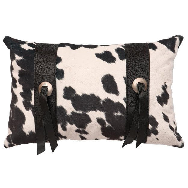 WD90124 Wooded River Udder Domino Pillow - Ozark Cabin Décor, LLC