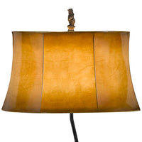 Rustic Mountain Forest and Bear Table Lamp with Leatherette Shade - Ozark Cabin Décor, LLC