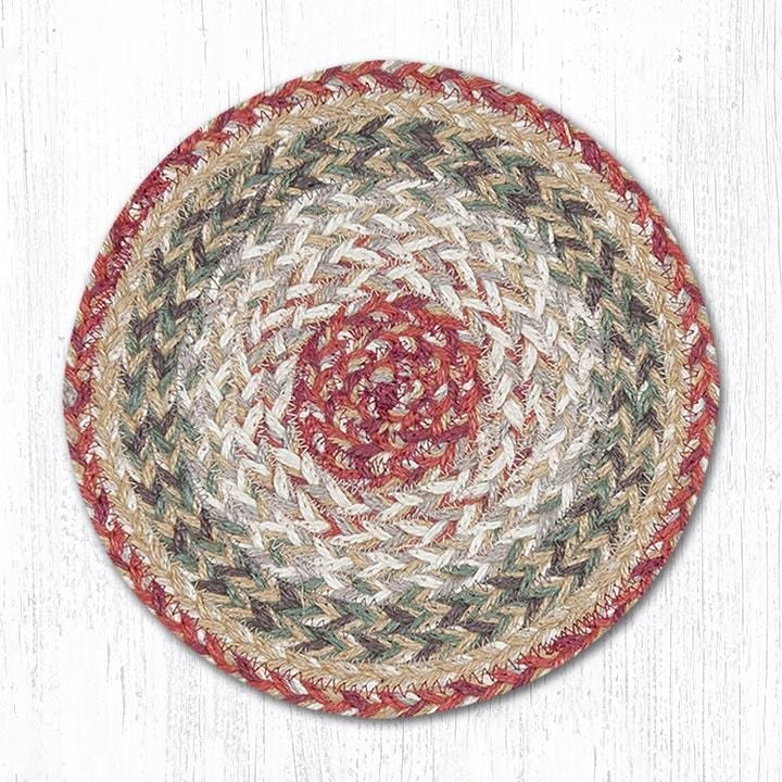 MS-9-092 Sage Braided Trivet - Ozark Cabin Décor, LLC