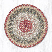 MS-9-092 Sage Braided Trivet - Ozark Cabin Décor, LLC