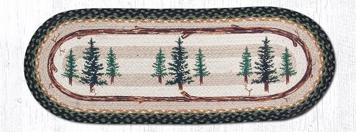 Tall Timbers Oval Jute Table Runner - Ozark Cabin Décor, LLC