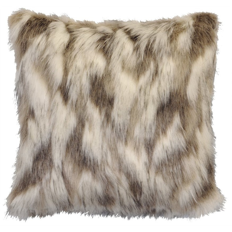 WD1655 Wooded River Tibetan Fox Faux Fur Pillow - Ozark Cabin Décor, LLC