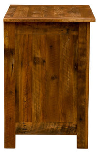 B11050-B Fireside Lodge Barnwood XL Three Drawer Nightstand - Ozark Cabin Décor, LLC