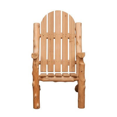 Fireside Lodge Handcrafted Cedar Log Outdoor Adirondack Chair - Ozark Cabin Décor, LLC
