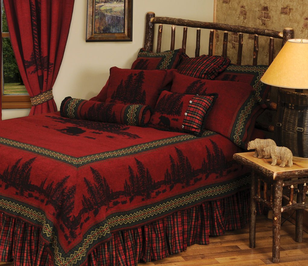 Wooded River Bear Luxury Bedding Set - Thumbnail 3