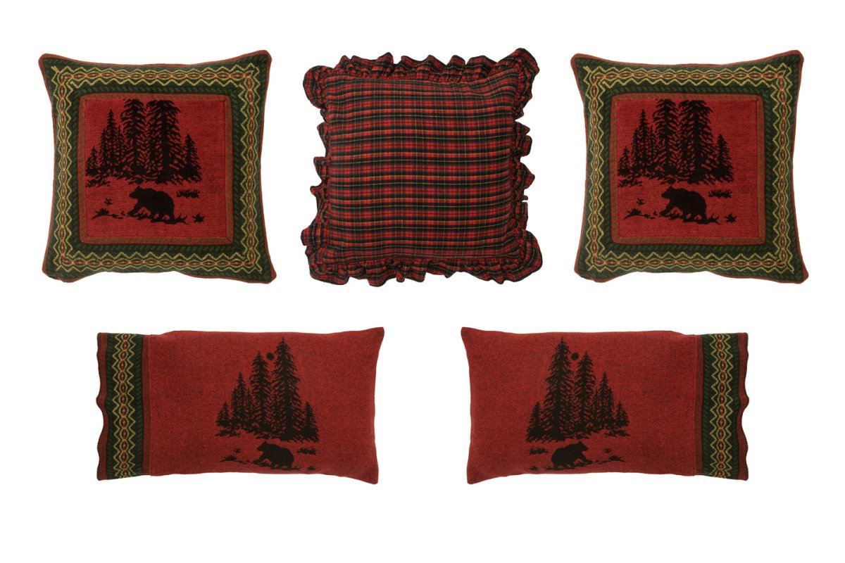 Wooded River Bear Luxury Bedding Set