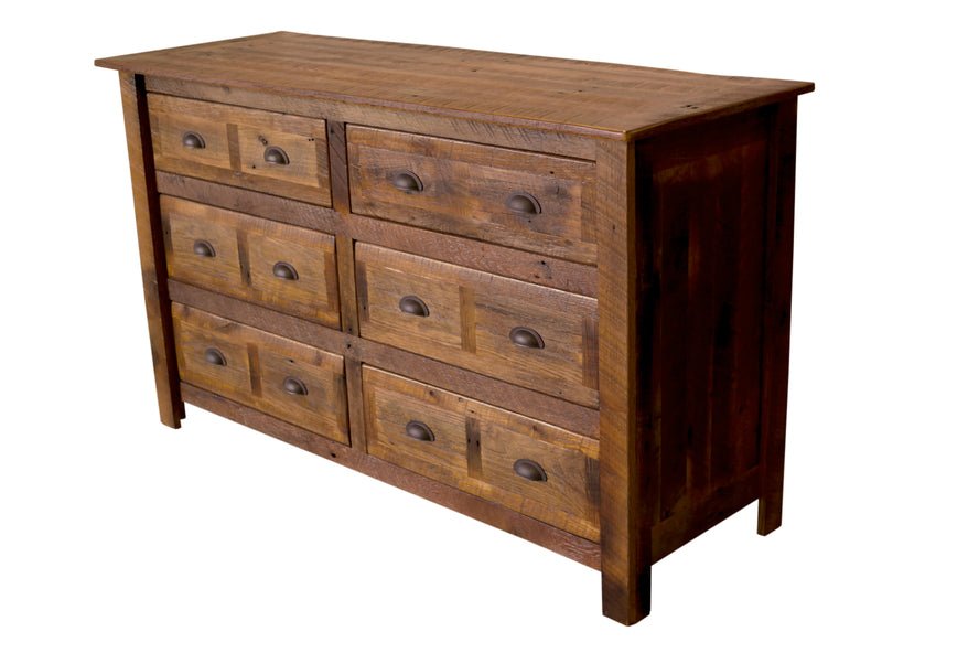 Fireside Lodge Barnwood Six Drawer Dresser - Thumbnail 3