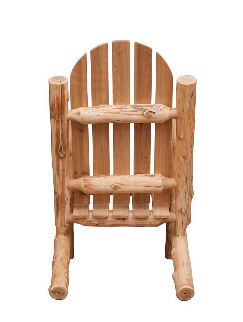 Fireside Lodge Handcrafted Cedar Log Outdoor Adirondack Chair - Ozark Cabin Décor, LLC