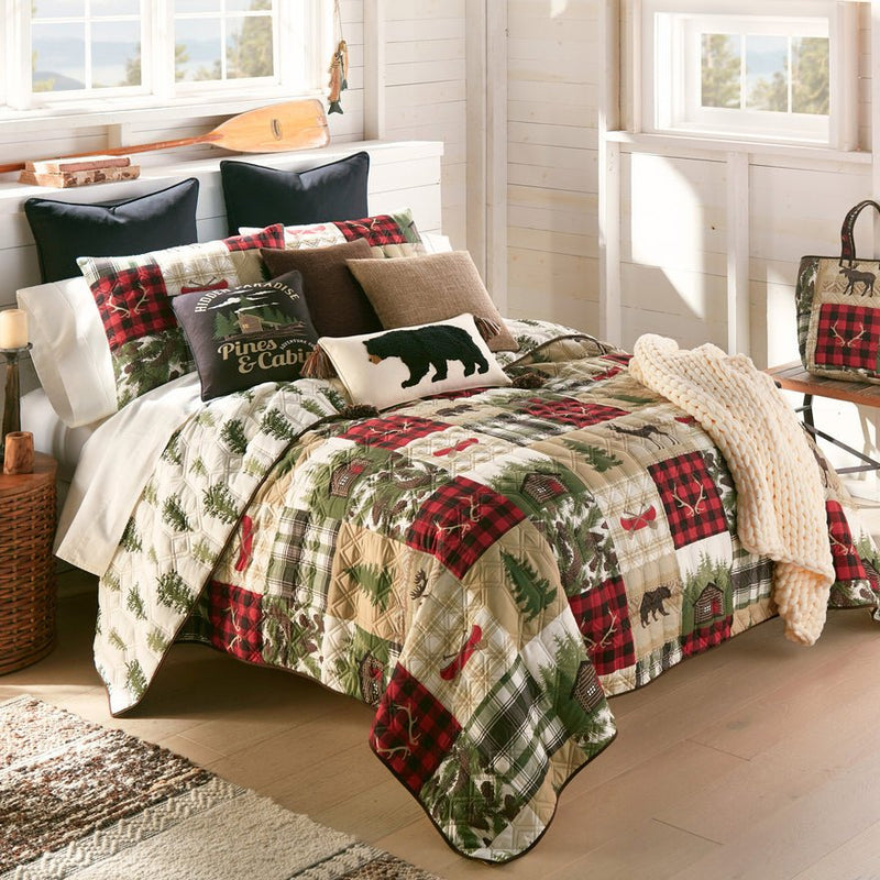 Cedar Lodge Quilt Set - King - Ozark Cabin Décor, LLC